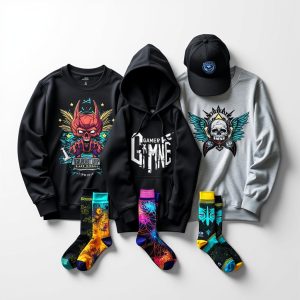 5 piece gamer apparel collection
