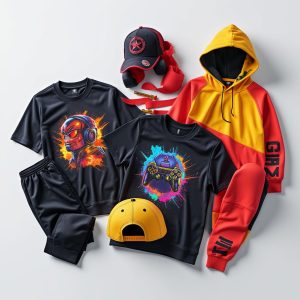 5 piece gamer apparel set