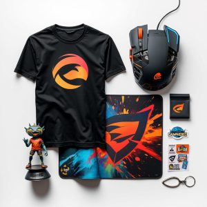 5 piece gaming merchandise starter kit