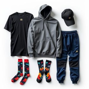 5 piece heavy duty gamer apparel set