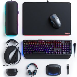 5 piece professional gaming accessory kit