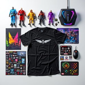 6 piece limited edition gaming merchandise bundle