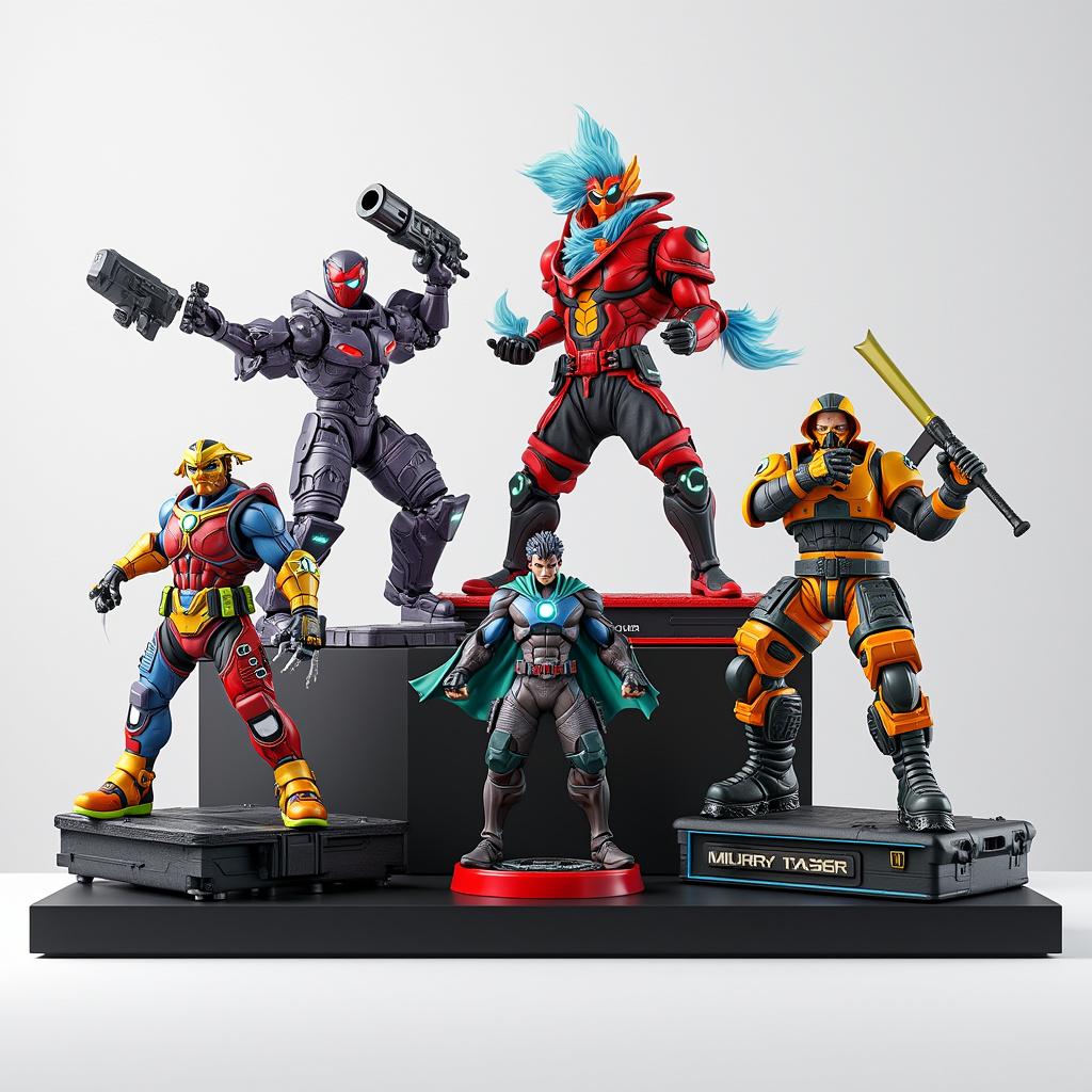 gaming collectibles display set gaming collectibles display set